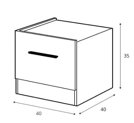 szafka nocna DT-03L